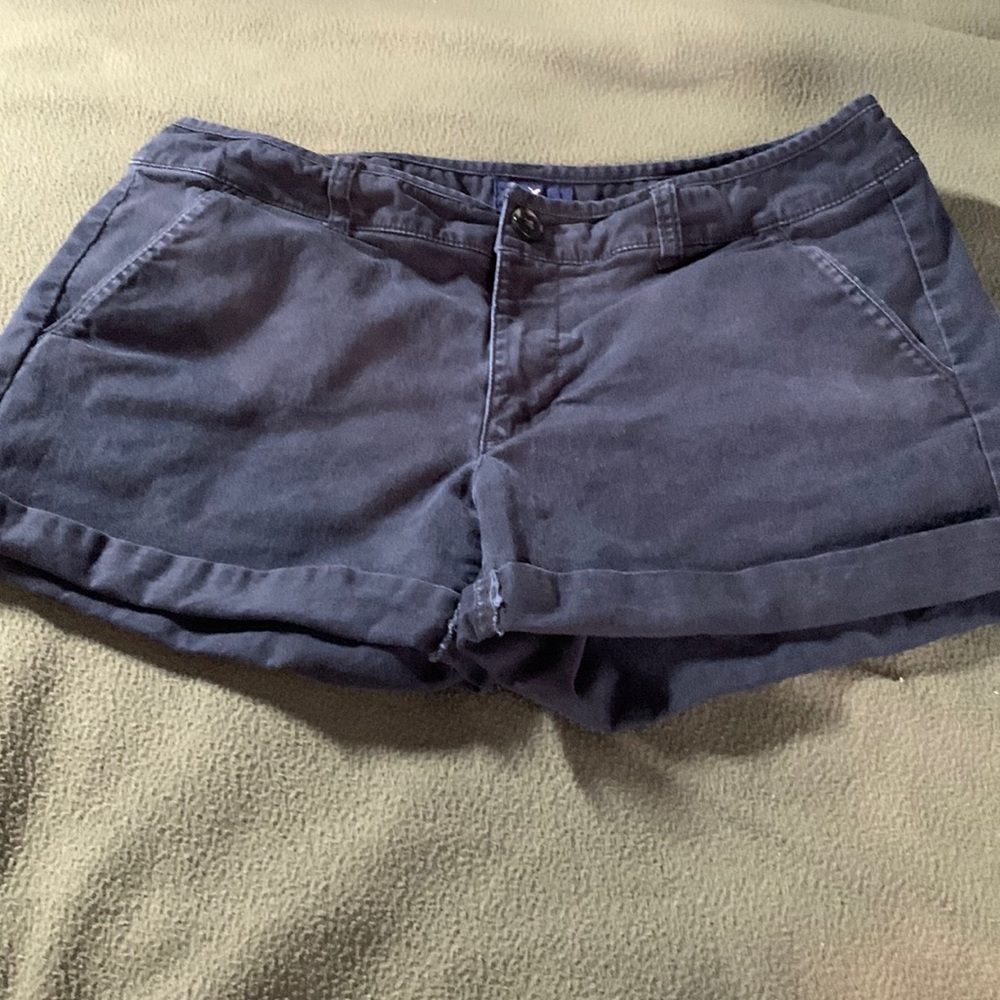 American Eagle black shorts.  Stretch.  Size 12. Waist approx. 17 inches.